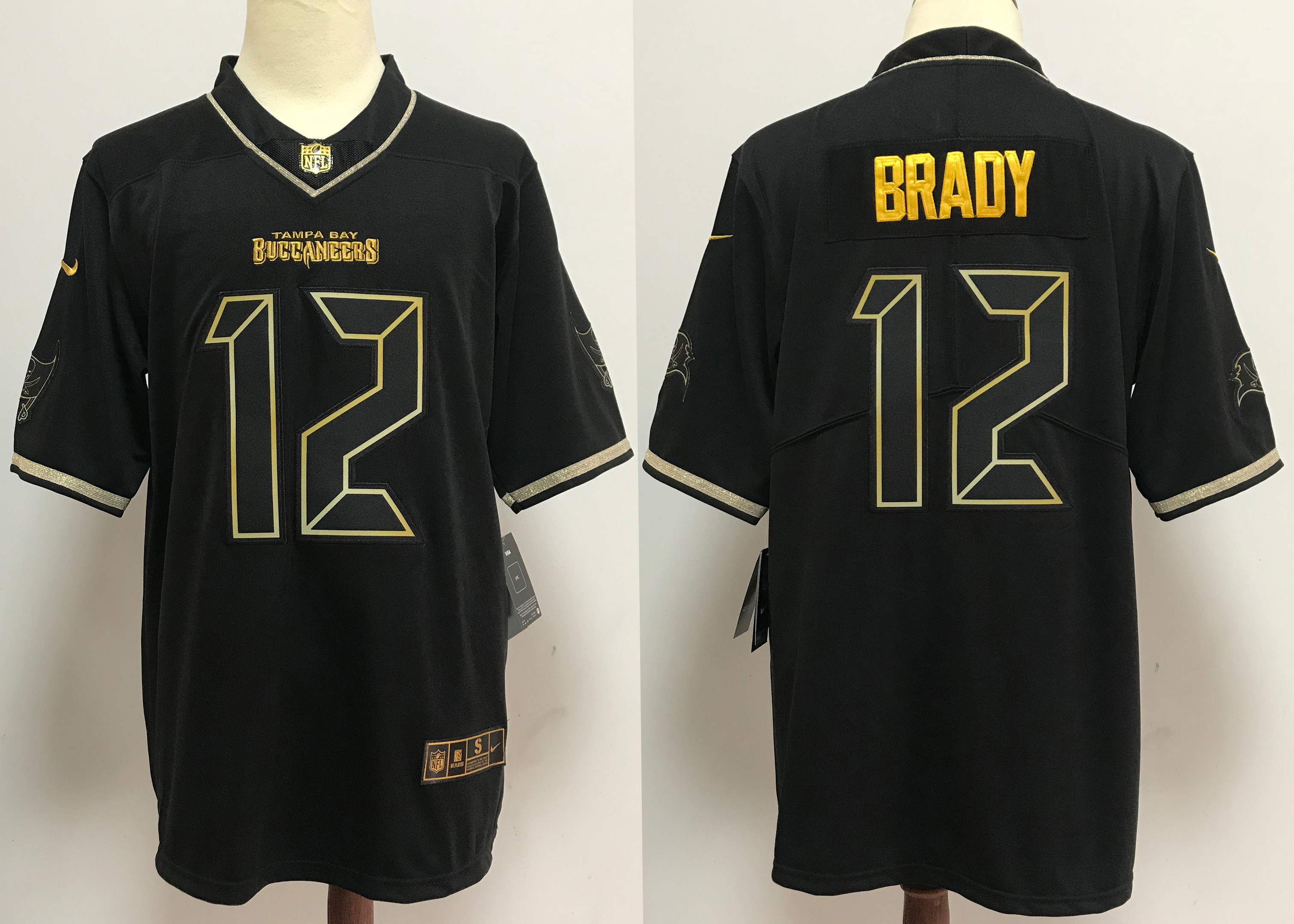 Men Tampa Bay Buccaneers #12 Brady black New Nike Limited NFL Jerseys->tampa bay buccaneers->NFL Jersey